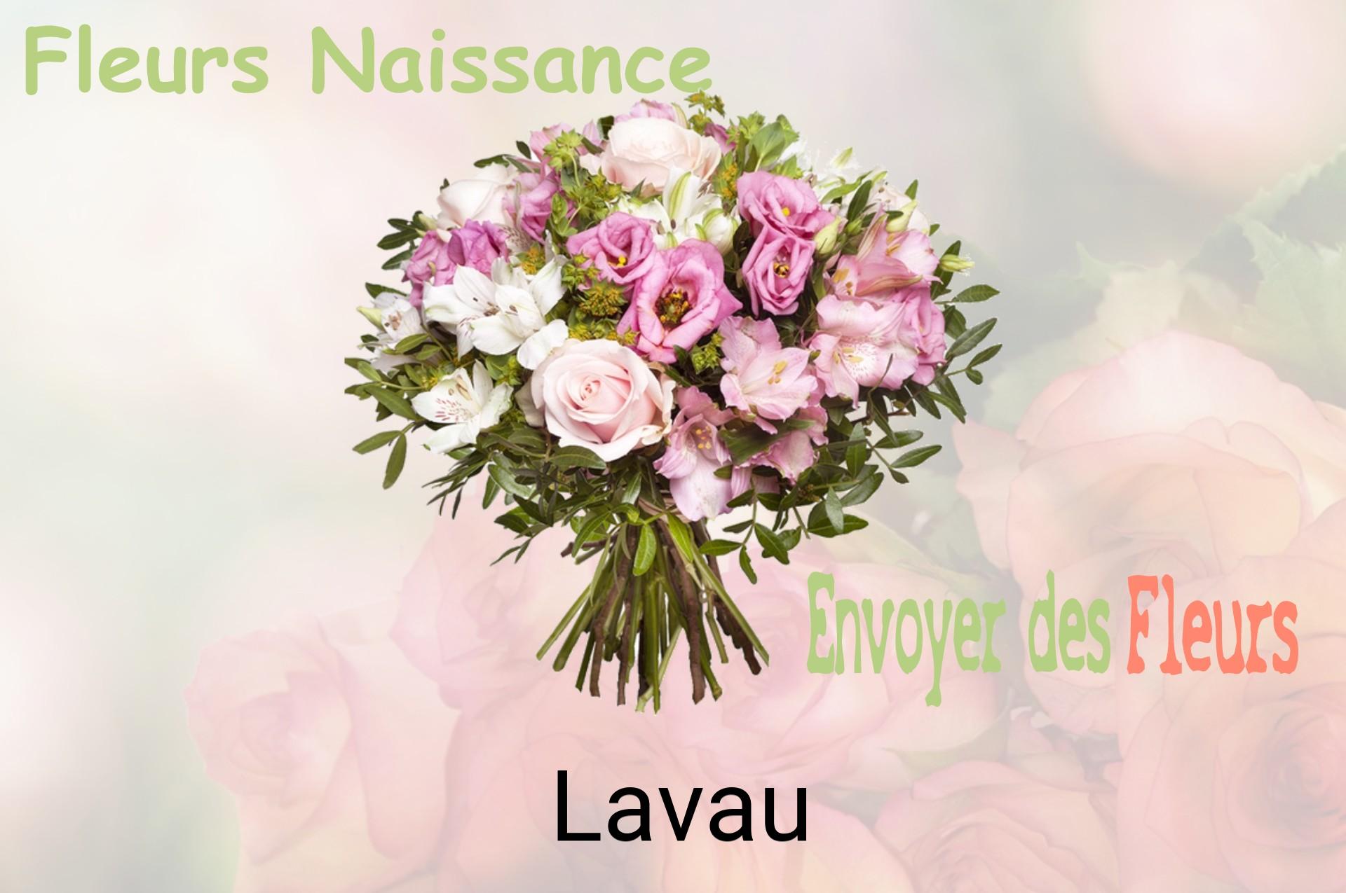 Bouquet de fleurs de naissance livré à Lavau